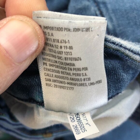 2 American Eagle Women Jeans Size 00 Lot Of Two Distressed Blue Denim Skinny Leg - Picture 14 of 16